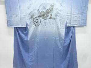 アンティーク　龍模様単衣男物長襦袢